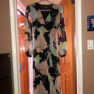 LULUS long sleeve maxi dress